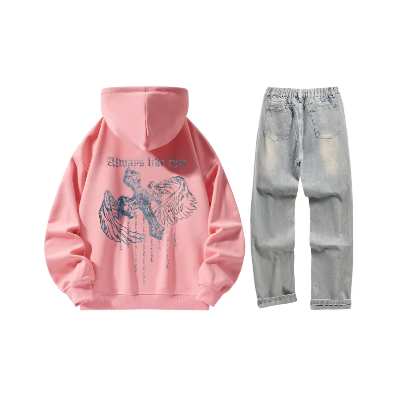 LEVEL Sweatshirt Sets Unisex-25