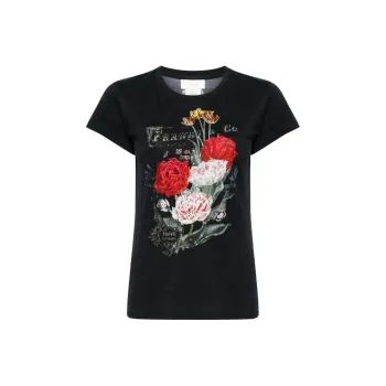 Camilla Floral-print Cotton T-shirt