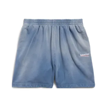 Balenciaga Faded Political Campaign Sweat Shorts