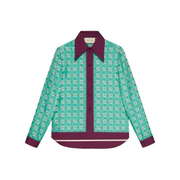 GUCCI Epilogue Series Shirt Women's Light Blue