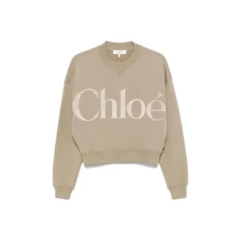 Chloé Logo Detailed Crewneck Sweatshirt