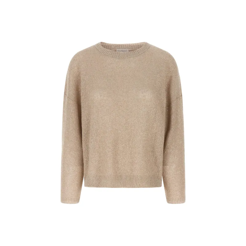 Brunello Cucinelli Sequin Embellished Crewneck Sweater-0