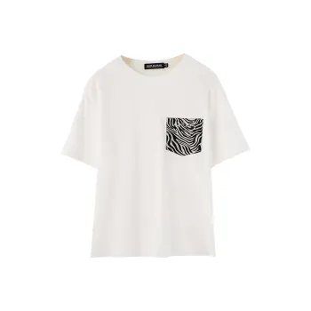 SOON FLOWER Summer T Shirt Women's White