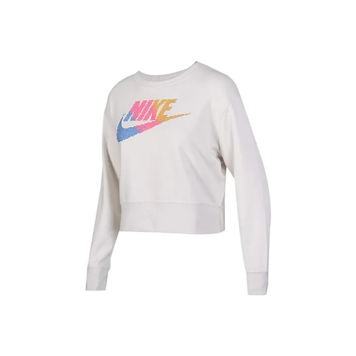 Nike Sweatshirt Women's Phantom Gray White-0