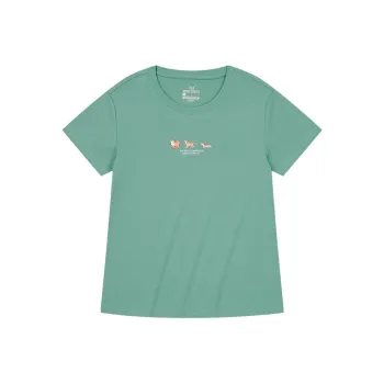 361° T-Shirt Women's Long Stone Green