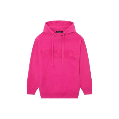 VERSACE Sweatshirts Women's Rose Red