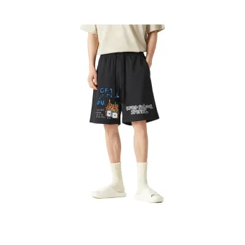 AFTER SCHOOL SPECIAL Casual Shorts Unisex Black