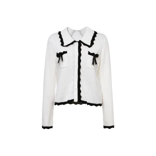 LOFT SHINE Fitted Knitwear Women's Milk White