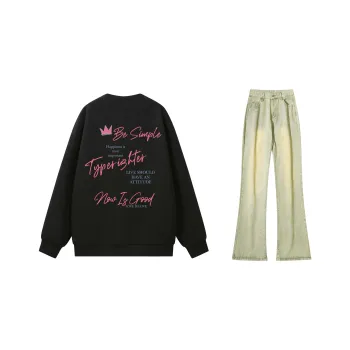 TYPERIGHTER Sweatshirt Set Unisex