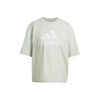 Adidas Drop Shoulder Sleeve T Shirt Women's Linen Green