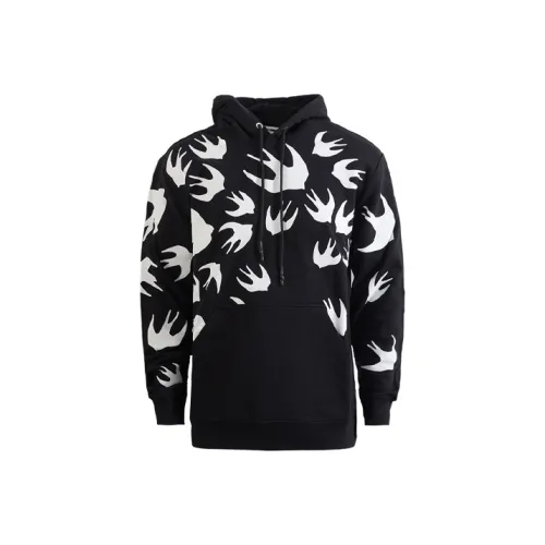 Alexander McQueen 92 Logo Polo Sweatshirts Women's Black