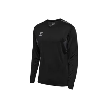 Hummel Long-sleeved Jersey Soccer Jerseys Men's Black