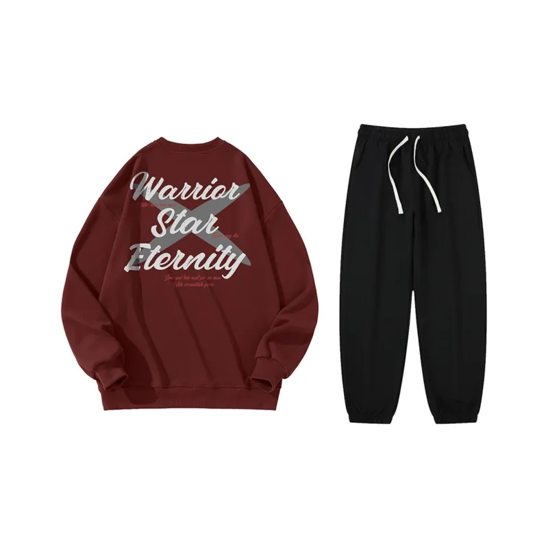 WARRIOR Sweatshirt Sets Unisex-11