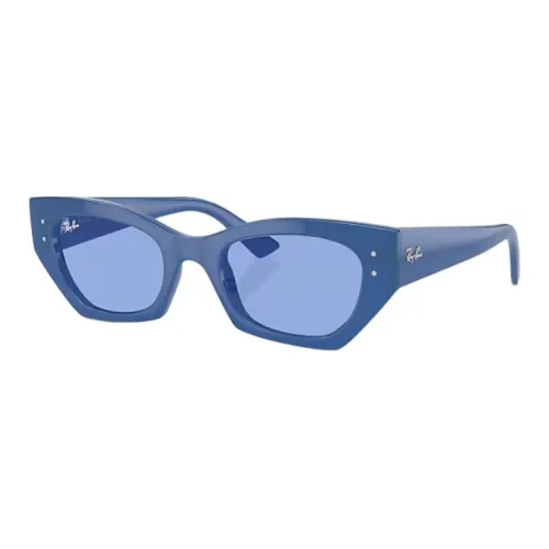 RayBan Injection Irregular Shape Sunglasses Unisex Blue