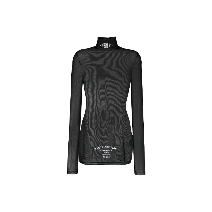 Vetements FW21 Slim Fit Knitwear Women's Black-0