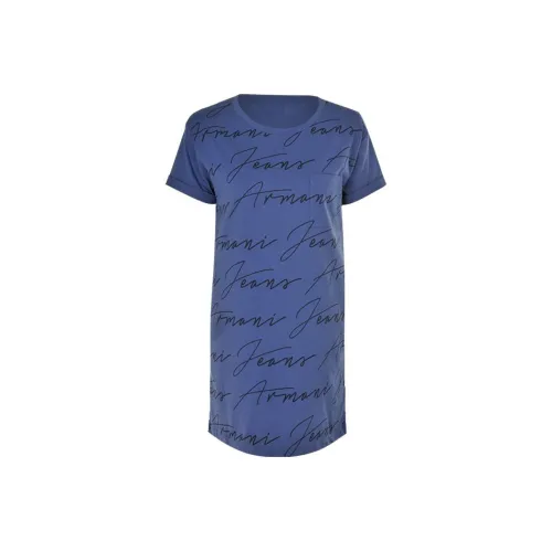 ARMANI JEANS T-Shirts Women's Royal Blue