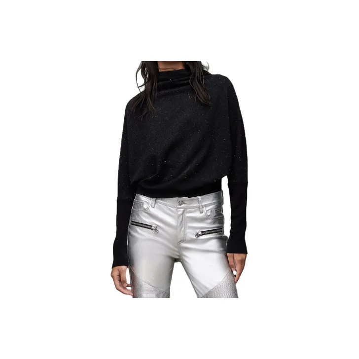 ALLSAINTS FW23 Sweater Women's Black/Silver-0