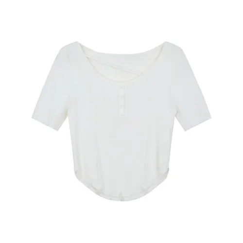 Jamor 화이트 여성 니트웨어