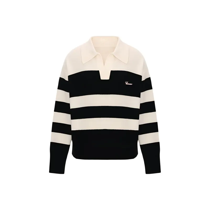 CONCISE WHITE SS24 Knitwear Women's Black White-0
