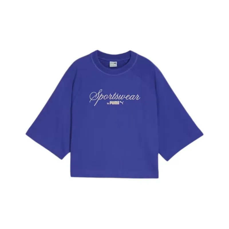 PUMA T Shirt Women's Lapis Lazuli-0
