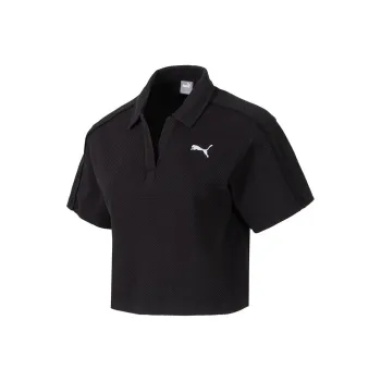 PUMA SS24 Drop Shoulder Sleeve T Shirt Women's Black