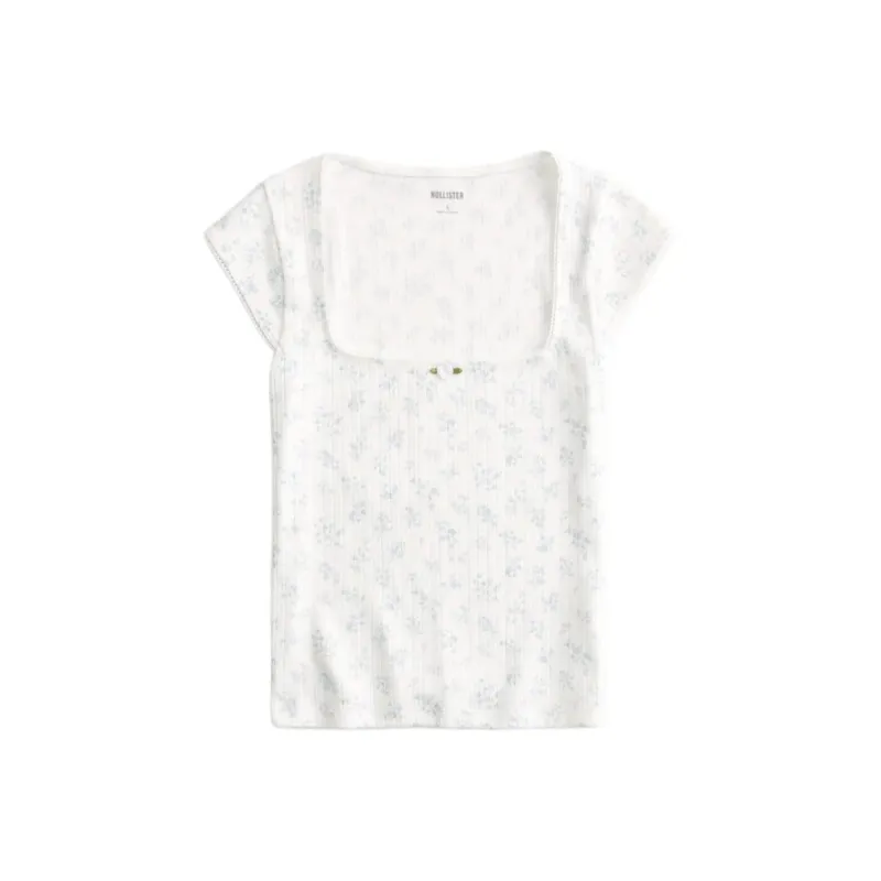 Hollister Regular T Shirt Women's White-0