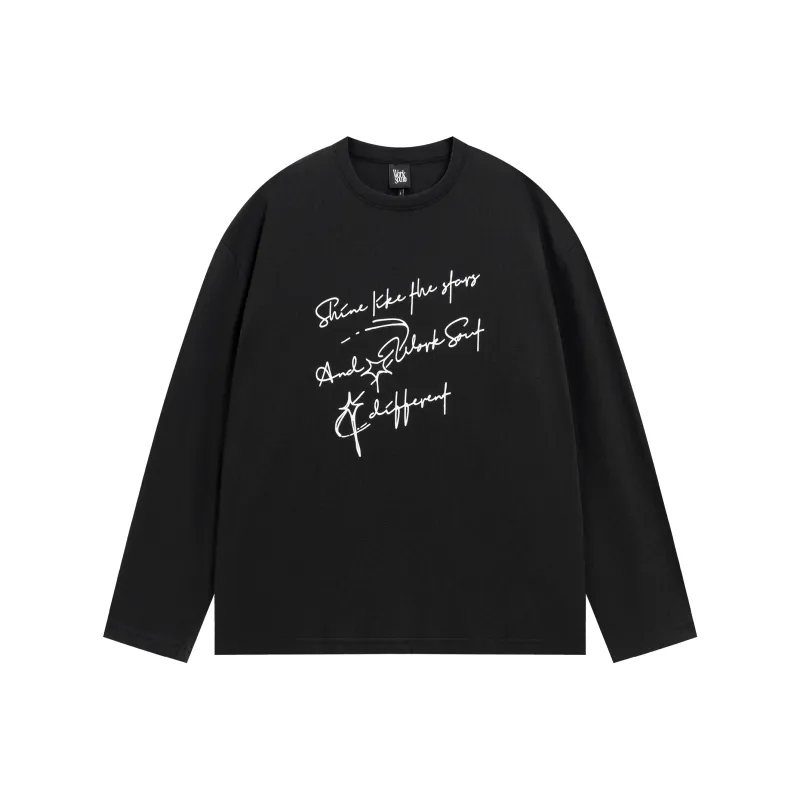 WORKSOUT American Loose Fit Stylish Summer Long Sleeved T Shirt Women's-0
