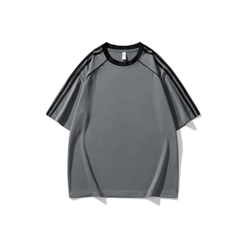 Caramella Drop Shoulder Sleeve T Shirt Unisex Black-6