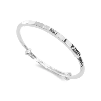 HAOYINFANG 999 Fine Silver Sterling Silver Bracelets Women's