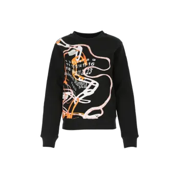 Maison Margiela Logo Print Sweatshirt