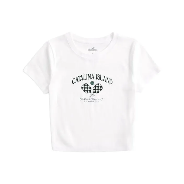 Hollister Regular T Shirt Women's White-0