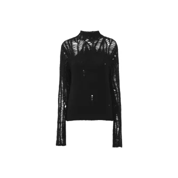 Chloé Fitted Mock Neck Sweater