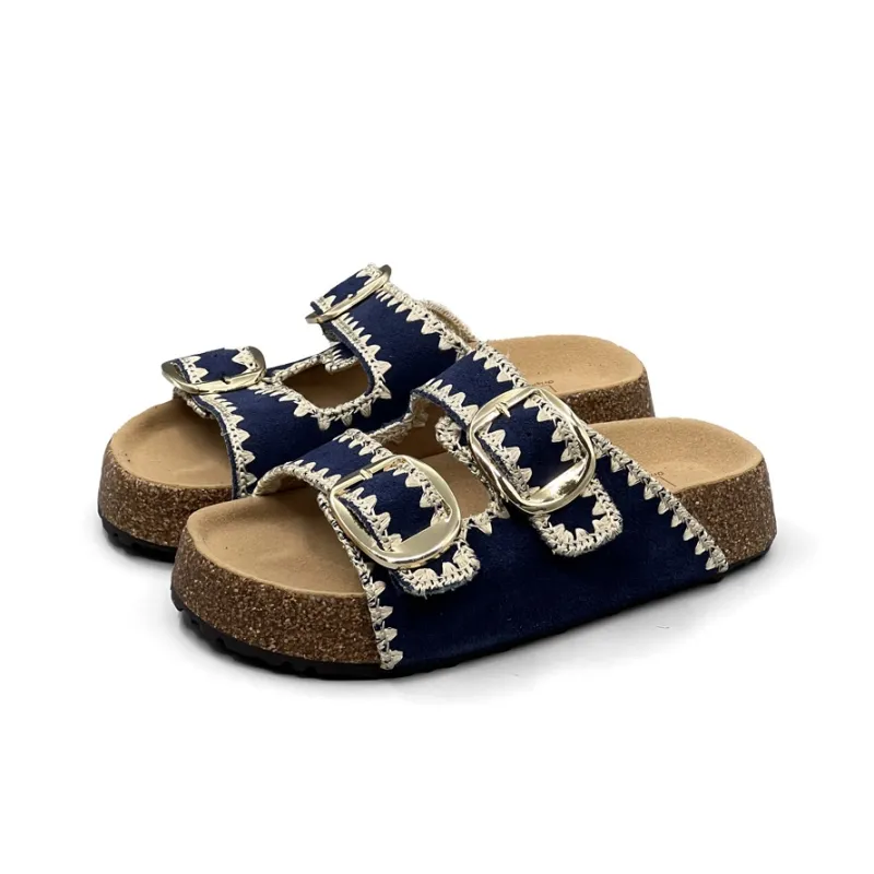 DOLIN COLLECTION Slide Slippers Platform Outerwear Women's-1