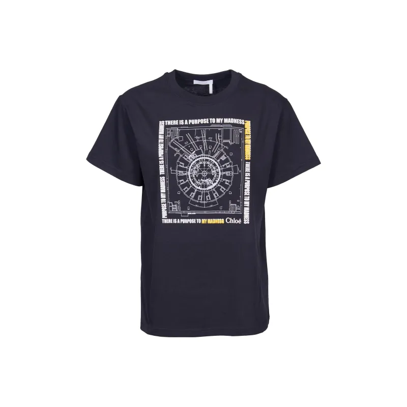Chloé T Shirts Women's Black-0
