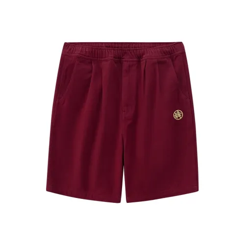 ONIARAI Casual shorts lavage Men's Red