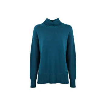 Drumohr Ribbed trim Roll neck Jumper