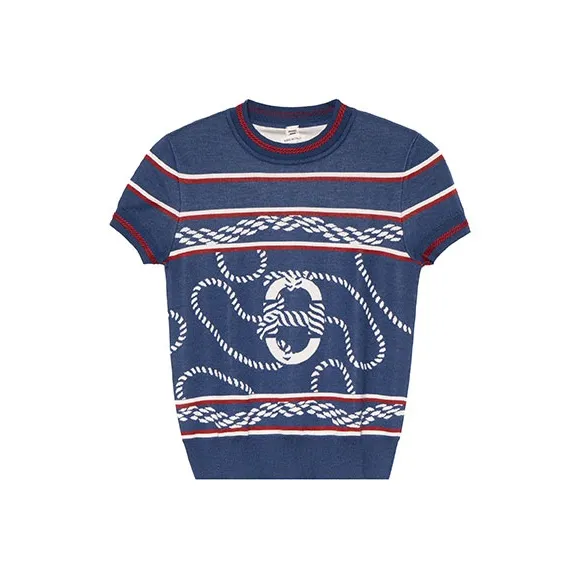 HERMES SS23 Regular T Shirt Women's Ginsborough Blue-0