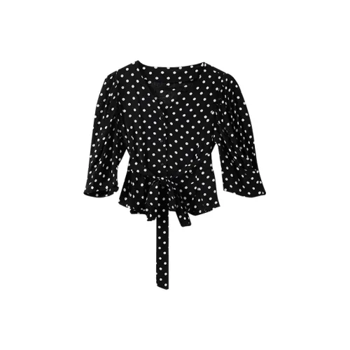 YUMOMO STAR Shirts Women's Black