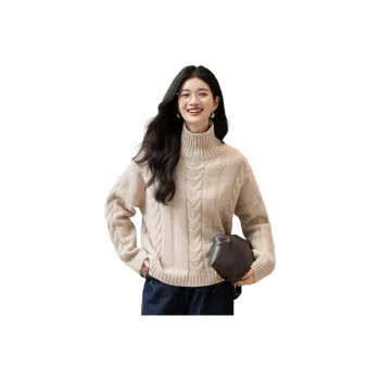 CARBAMMI Sweater Women's Beige Multicolor
