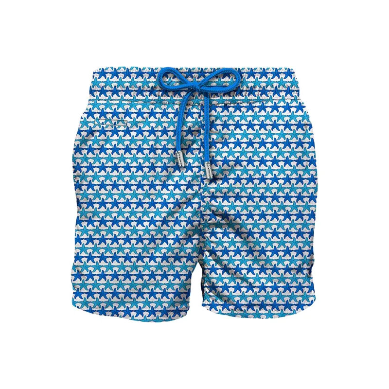 MC2 Saint Barth Graphic Printed Drawstring Swim Shorts-0