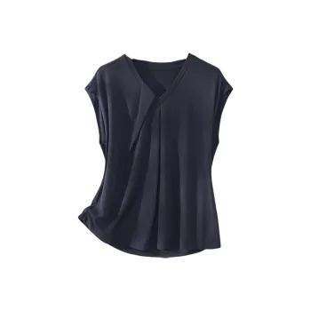 IHIMI T Shirt Women's Navy Blue
