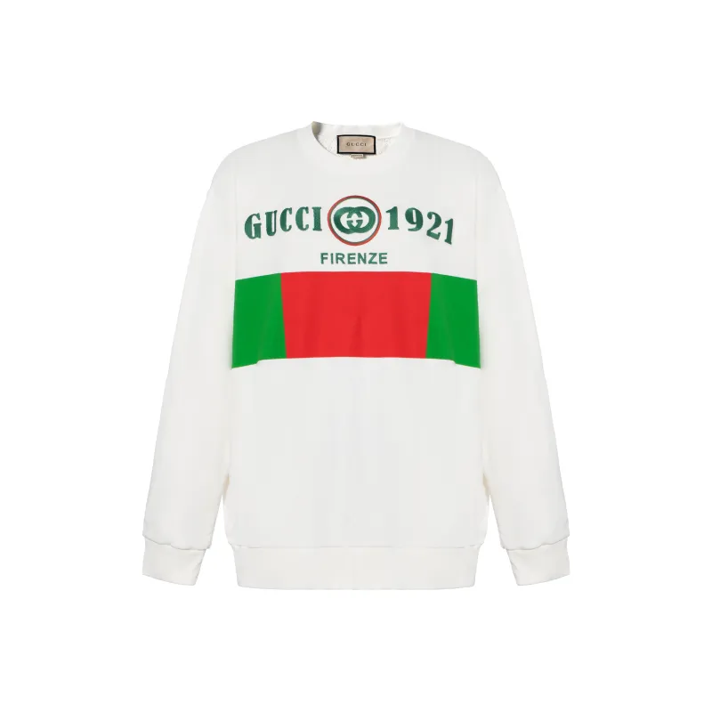 GUCCI 1921 Sweatshirt Women's White-0