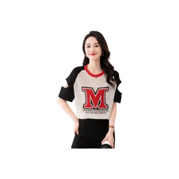 X MOOM T Shirts Women's Black