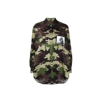 Burberry Shirts Women's Green