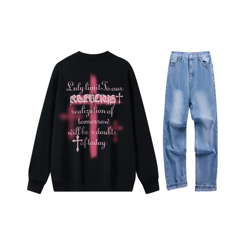 VniVerseVClub Sweatshirt Set Unisex-6