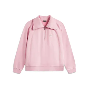 LiNing Sports Fashion Collection Sweatshirt Women's Sheer Pink