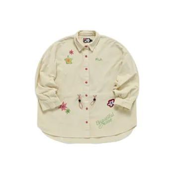 FILA FUSION TOKYO STUDIO Shirt Women's Imitation Antique White