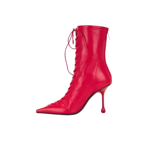 Jimmy Choo Scarlett Ankle boots adidas 9.5cm Women's Red