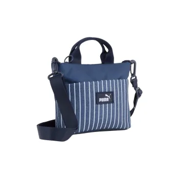 PUMA Polyester Tote Bag, Shopping Bag, Shoulder Bag, Crossbody Bag, Handbag Mini Women's Marine Blue