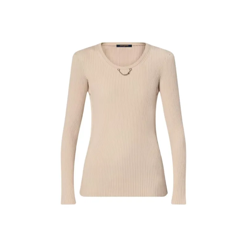 LOUIS VUITTON Ribbed Knit Pullover-0